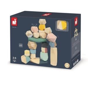Janod Sweet Cocoon Stacking Stones Game